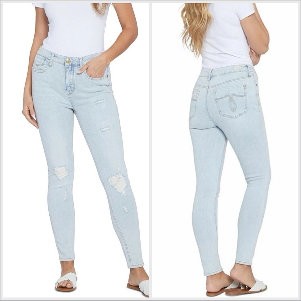 Seven 7 High-rise Bombshell Ripped Skinny Jeans, New with Tags
